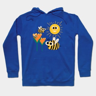 Happy bees and sunshine Hoodie